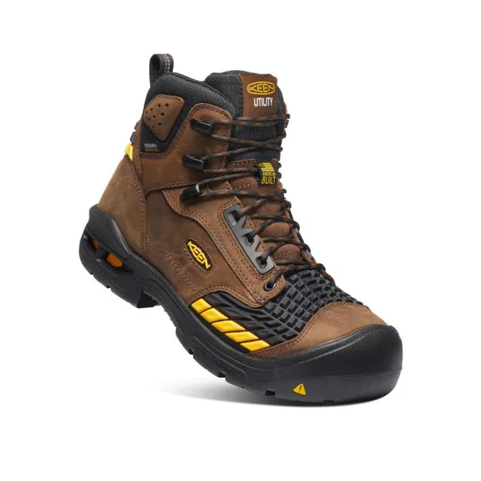 Men KEEN Boots CarbonFiber Toe Work Boots 8211 Troy 6quot Men KEEN Boots CarbonFiber Toe Work Boots 8211 Troy 6quot