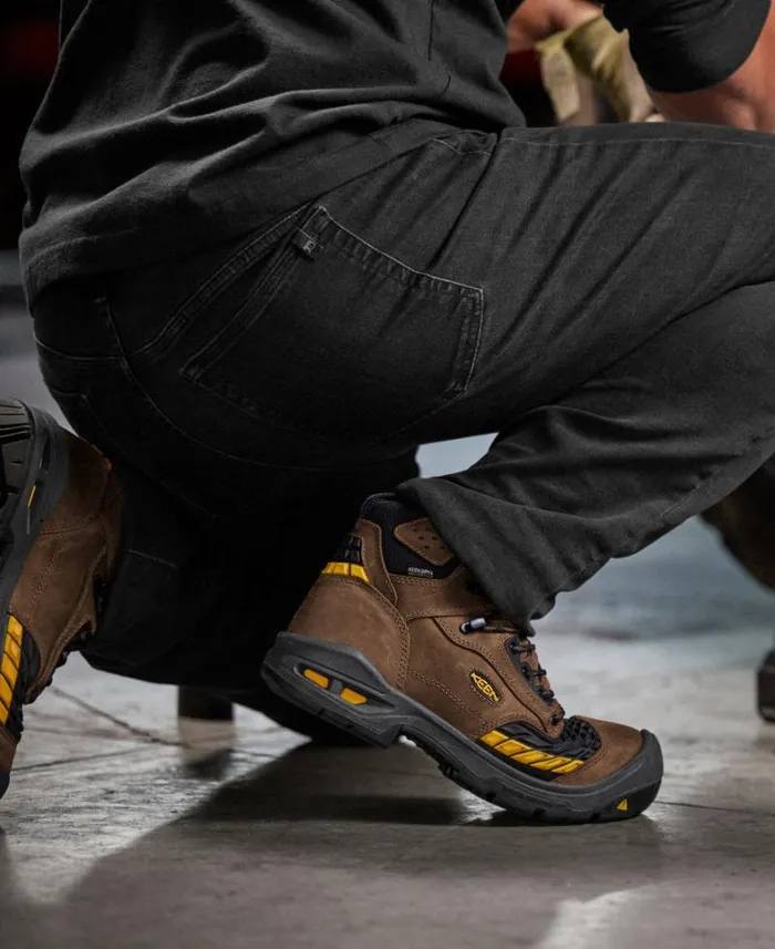 Men KEEN Boots CarbonFiber Toe Work Boots 8211 Troy 6quot Men KEEN Boots CarbonFiber Toe Work Boots 8211 Troy 6quot
