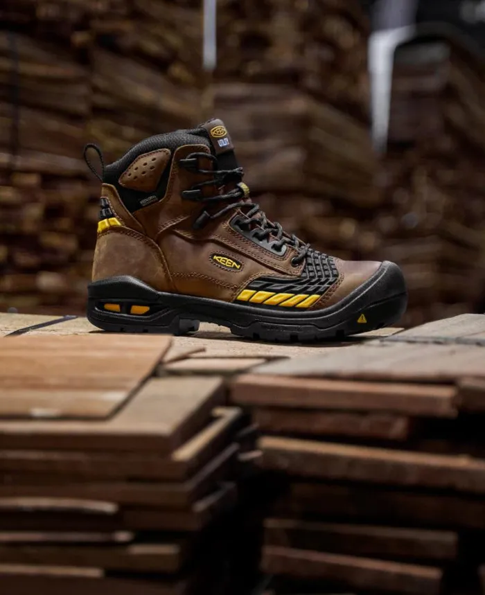 Men KEEN Boots CarbonFiber Toe Work Boots 8211 Troy 6quot Men KEEN Boots CarbonFiber Toe Work Boots 8211 Troy 6quot