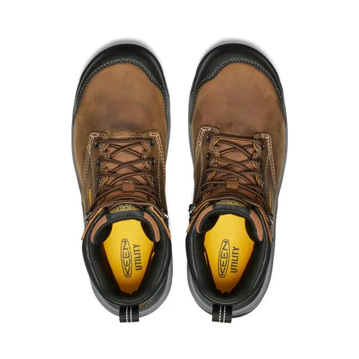 Men KEEN Boots Evanston Boot 6quot Waterproof BisonBlack Leather Work Boot Men KEEN Boots Evanston Boot 6quot Waterproof BisonBlack Leather Work Boot
