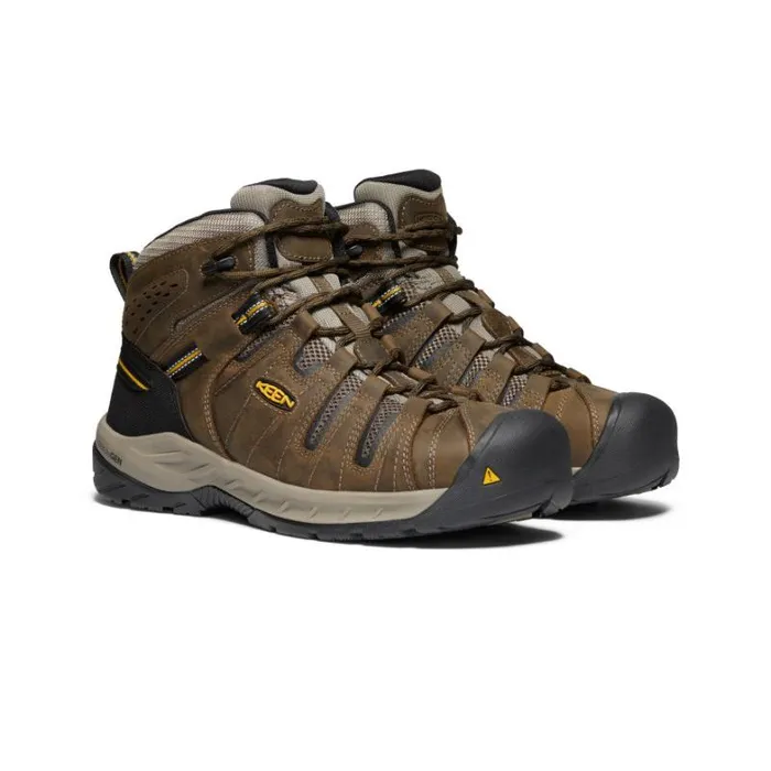 Men KEEN Boots Flint II Boot Steel Toe Cascade BrownGolden Rod Men KEEN Boots Flint II Boot Steel Toe Cascade BrownGolden Rod