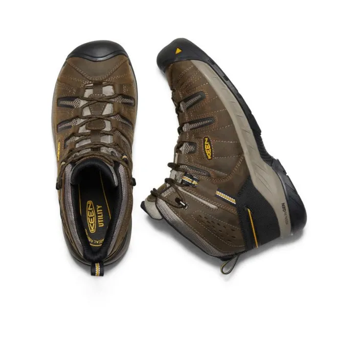 Men KEEN Boots Flint II Boot Steel Toe Cascade BrownGolden Rod Men KEEN Boots Flint II Boot Steel Toe Cascade BrownGolden Rod
