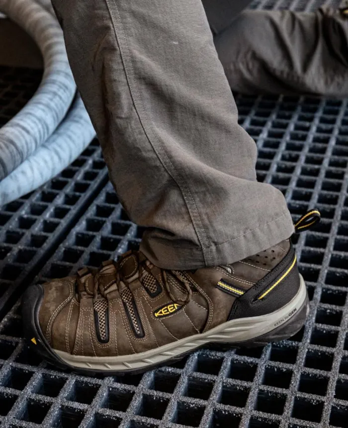 Men KEEN Boots Flint II Boot Steel Toe Cascade BrownGolden Rod Men KEEN Boots Flint II Boot Steel Toe Cascade BrownGolden Rod