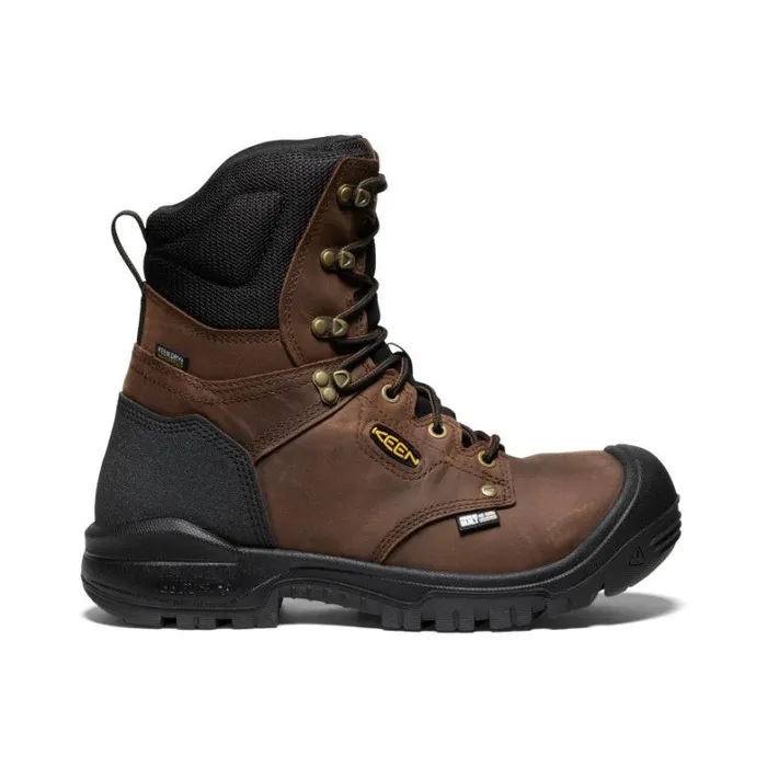 Men KEEN Boots Independence 8quot Waterproof Soft Toe Work Boot