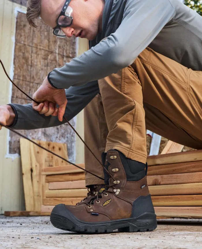 Men KEEN Boots Independence 8quot Waterproof Soft Toe Work Boot Men KEEN Boots Independence 8quot Waterproof Soft Toe Work Boot