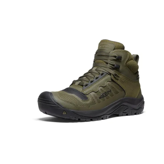 Men KEEN Boots Olive Green Work Boots Soft Toe 8211 Reno Mid KBF WP Men KEEN Boots Olive Green Work Boots Soft Toe 8211 Reno Mid KBF WP