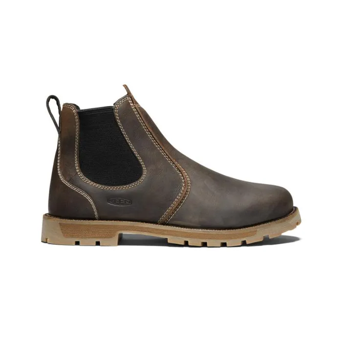 Men KEEN Boots Seattle Romeo Soft Toe Cascade BrownBlack