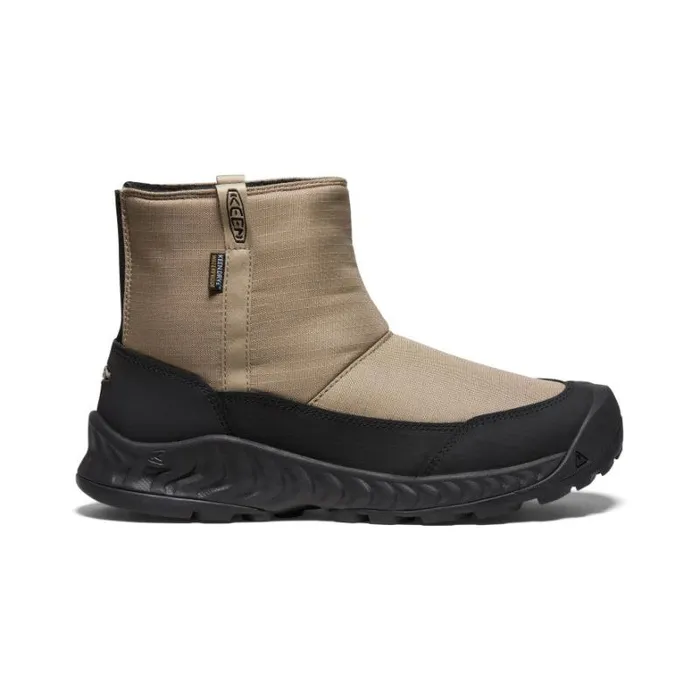 Men KEEN Casual Hood NXIS Pull On Waterproof Brown Boot