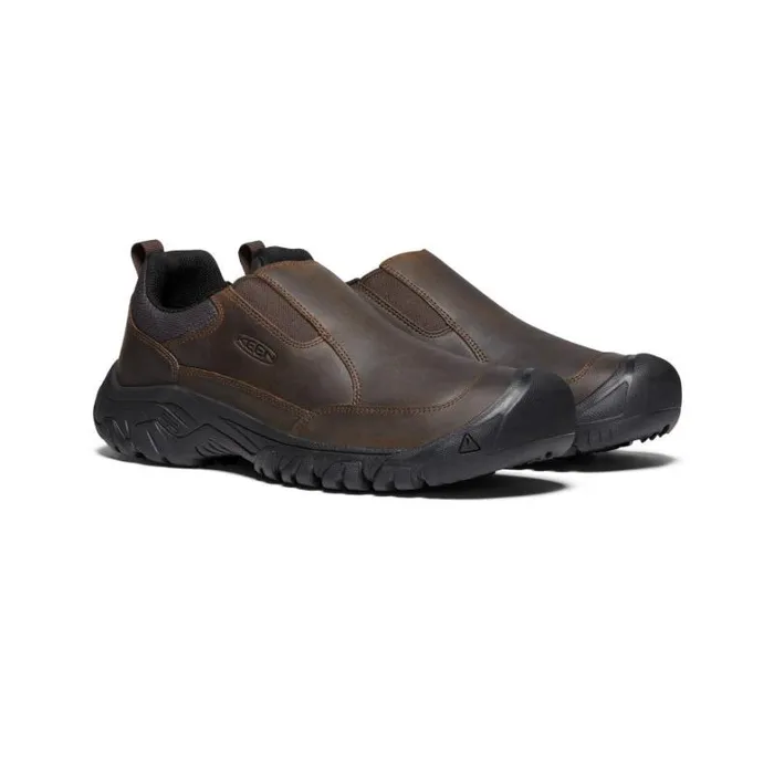 Men KEEN Casual Targhee III SlipOn Wide Brown Leather Slipon Men KEEN Casual Targhee III SlipOn Wide Brown Leather Slipon