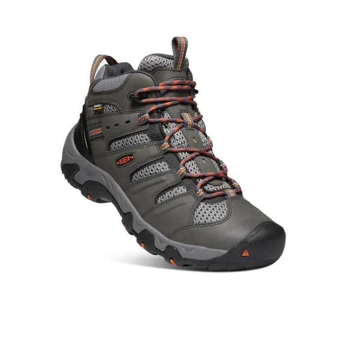 Men KEEN Hike Grey Hiking Boots 8211 Koven Mid WP Men KEEN Hike Grey Hiking Boots 8211 Koven Mid WP