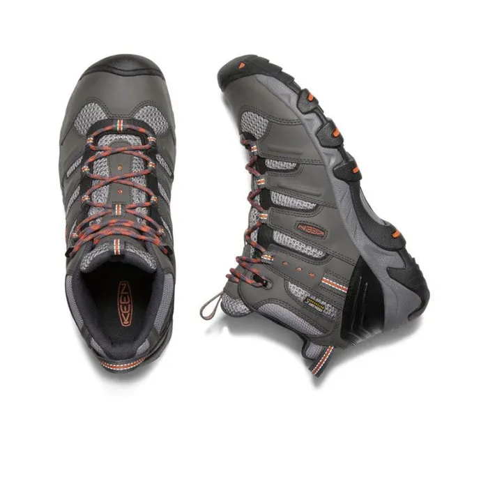 Men KEEN Hike Grey Hiking Boots 8211 Koven Mid WP Men KEEN Hike Grey Hiking Boots 8211 Koven Mid WP
