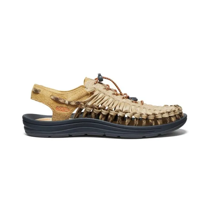 Men KEEN Sandals UNEEK Flat New WheatReed Yellow Sandal