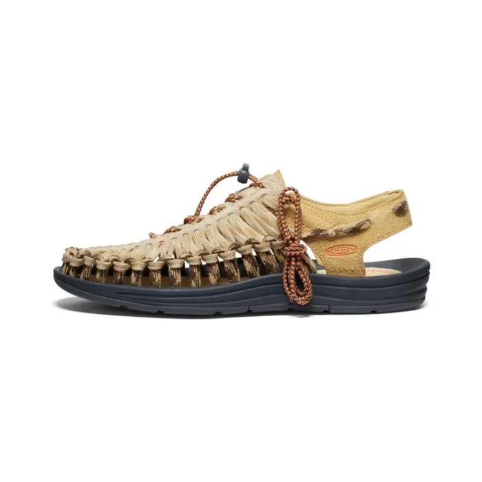 Men KEEN Sandals UNEEK Flat New WheatReed Yellow Sandal Men KEEN Sandals UNEEK Flat New WheatReed Yellow Sandal