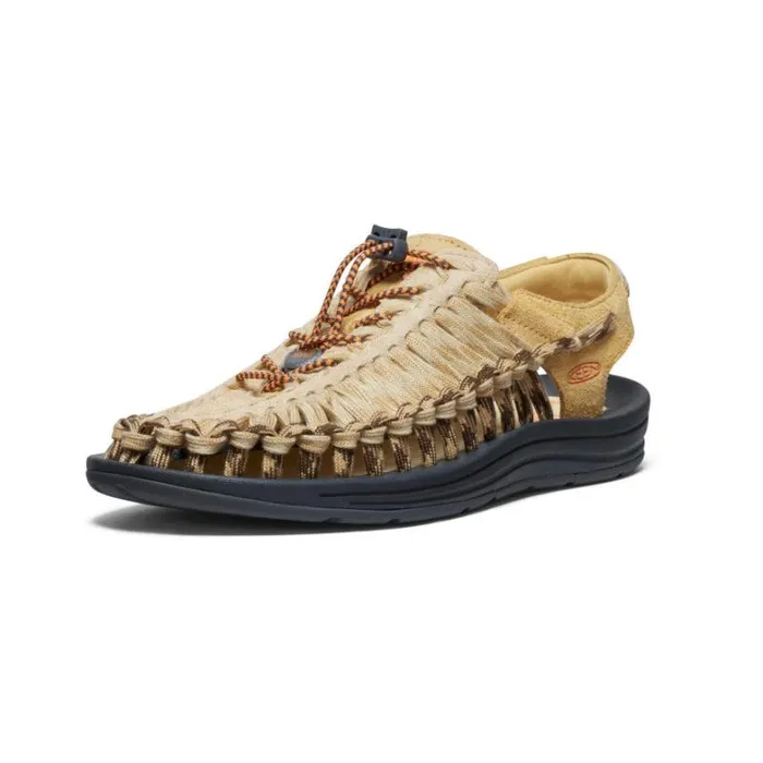 Men KEEN Sandals UNEEK Flat New WheatReed Yellow Sandal Men KEEN Sandals UNEEK Flat New WheatReed Yellow Sandal