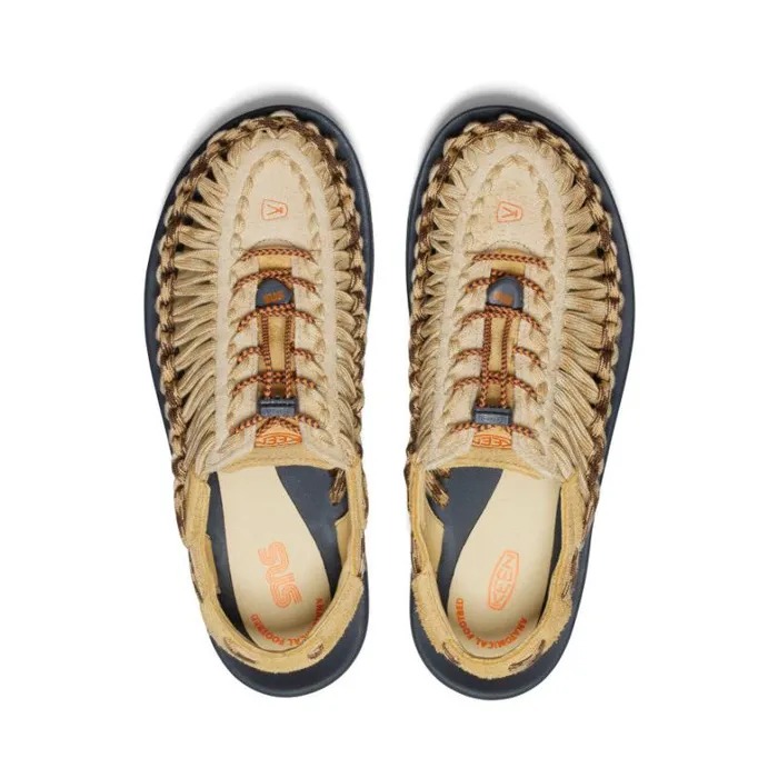 Men KEEN Sandals UNEEK Flat New WheatReed Yellow Sandal Men KEEN Sandals UNEEK Flat New WheatReed Yellow Sandal