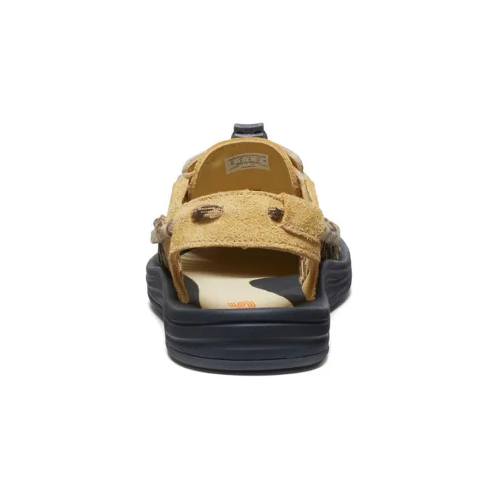 Men KEEN Sandals UNEEK Flat New WheatReed Yellow Sandal Men KEEN Sandals UNEEK Flat New WheatReed Yellow Sandal