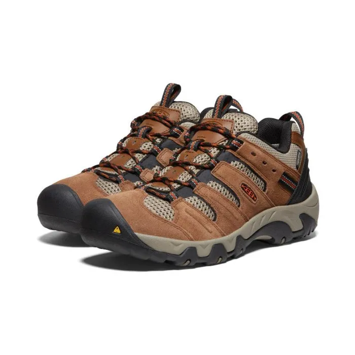 Men KEEN Shoes Headout Waterproof Brown Leather Hiking Shoe Men KEEN Shoes Headout Waterproof Brown Leather Hiking Shoe