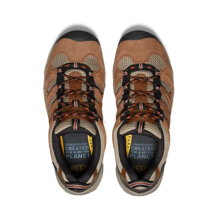Men KEEN Shoes Headout Waterproof Brown Leather Hiking Shoe Men KEEN Shoes Headout Waterproof Brown Leather Hiking Shoe