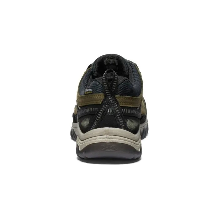Men KEEN Shoes Targhee IV Waterproof Wide Dark OliveGold Flame Leather Hiking Shoe Men KEEN Shoes Targhee IV Waterproof Wide Dark OliveGold Flame Leather Hiking Shoe