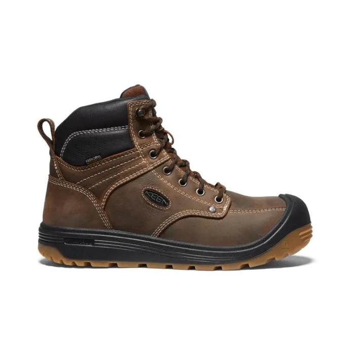 Men KEEN Work Boots and Shoes Brown Work Boots 8211 Fort Wayne 6quot WP