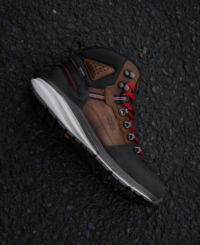 Men KEEN Work Boots and Shoes Brown Work Boots 8211 Red Hook Mid WP Men KEEN Work Boots and Shoes Brown Work Boots 8211 Red Hook Mid WP