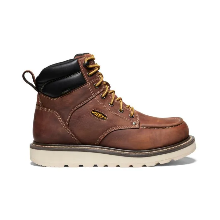 Men KEEN Work Boots and Shoes Cincinnati 6quot Waterproof Boot Soft Toe