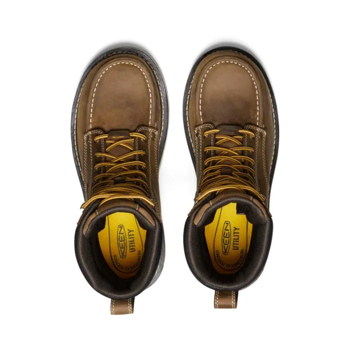 Men KEEN Work Boots and Shoes Cincinnati 8quot Waterproof 90 Heel Boot CarbonFiber Toe Men KEEN Work Boots and Shoes Cincinnati 8quot Waterproof 90 Heel Boot CarbonFiber Toe