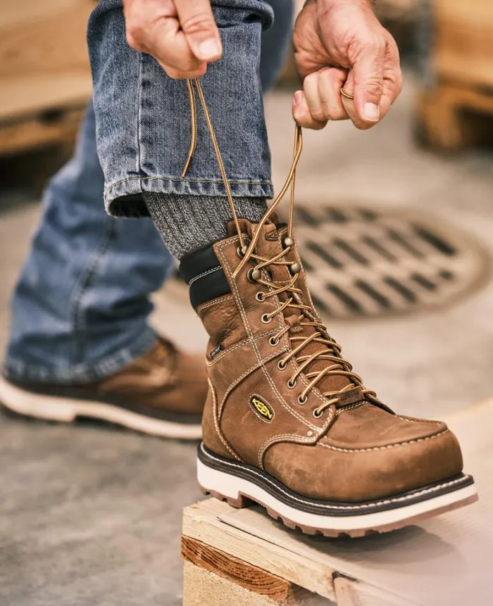 Men KEEN Work Boots and Shoes Cincinnati 8quot Waterproof 90 Heel Boot CarbonFiber Toe Men KEEN Work Boots and Shoes Cincinnati 8quot Waterproof 90 Heel Boot CarbonFiber Toe