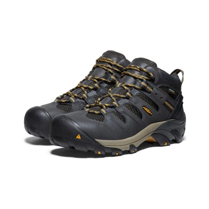 Men KEEN Work Boots and Shoes Lansing Waterproof Mid Steel Toe Men KEEN Work Boots and Shoes Lansing Waterproof Mid Steel Toe