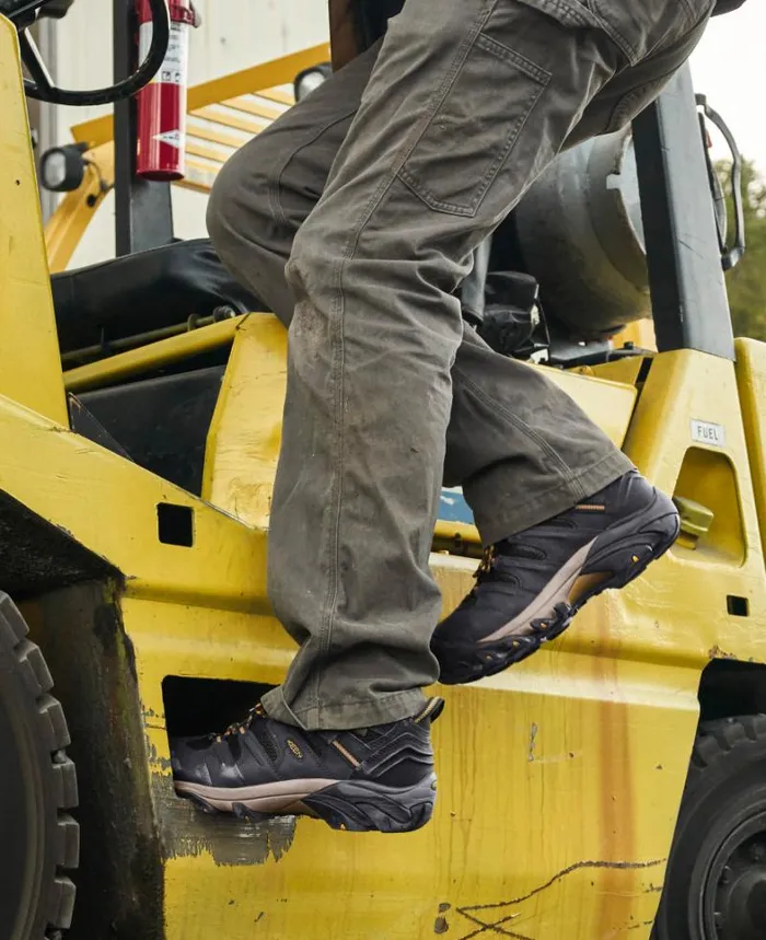 Men KEEN Work Boots and Shoes Lansing Waterproof Mid Steel Toe Men KEEN Work Boots and Shoes Lansing Waterproof Mid Steel Toe
