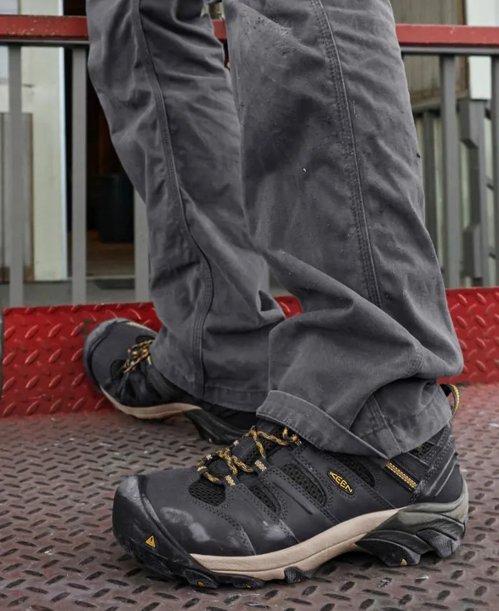 Men KEEN Work Boots and Shoes Lansing Waterproof Mid Steel Toe Men KEEN Work Boots and Shoes Lansing Waterproof Mid Steel Toe