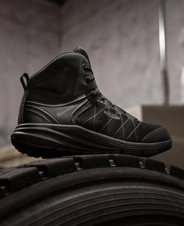Men KEEN Work Boots and Shoes Raven Work Sneaker Boots 8211 Vista Energy Mid Men KEEN Work Boots and Shoes Raven Work Sneaker Boots 8211 Vista Energy Mid