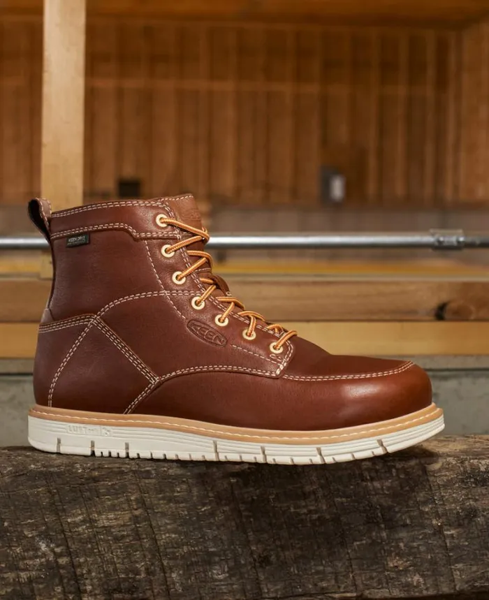 Men KEEN Work Boots and Shoes Waterproof Soft Toe Work Boots 8211 San Jose 6quot Men KEEN Work Boots and Shoes Waterproof Soft Toe Work Boots 8211 San Jose 6quot