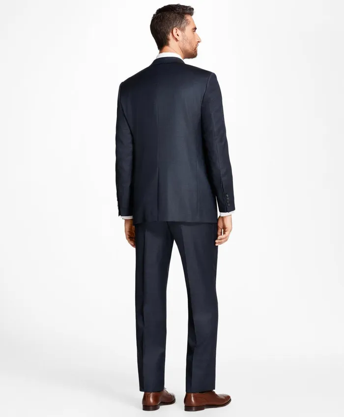 Men Madison Fit Tic 1818 Suit Blue Brooks Brothers Suits