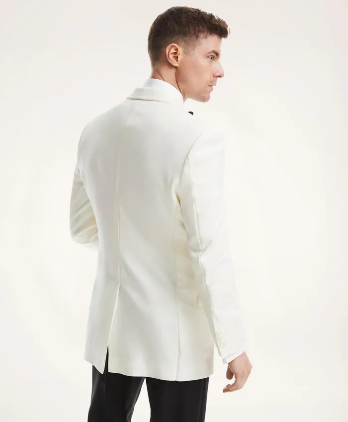 Men Madison Fit Wool Tuxedo Jacket White Brooks Brothers Tuxedo Shop
