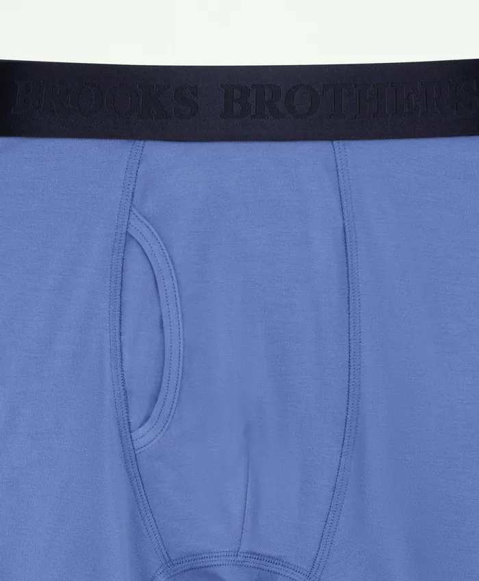Men Modal Boxer Briefs Blue Brooks Brothers Underwear