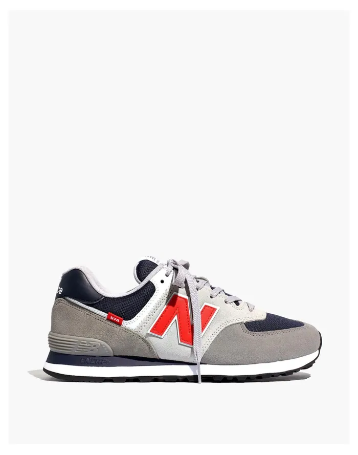 Men New Balance Leather 574 Core Sneakers Marblehead Madewell Sneakers