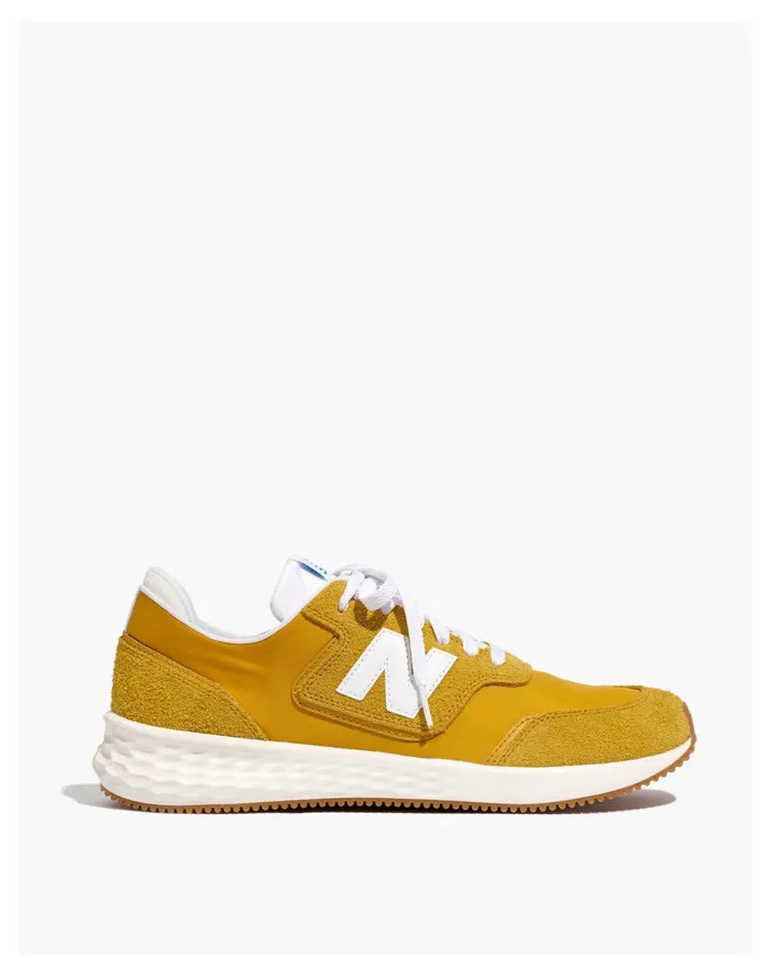 Men New Balance NB X70 Sneakers Varsity Gold Madewell Sneakers