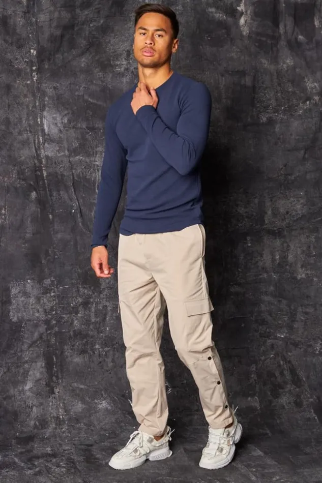 Men Pantalon De Jogging Cargo Boutons Pressions Beige Beige Brentiny Paris Jogging Bottoms Men Pantalon De Jogging Cargo Boutons Pressions Beige Beige Brentiny Paris Jogging Bottoms