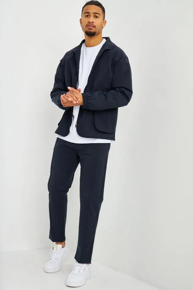 Men Pantalon De Jogging Habill Bleu Marine Coupe Droite Blue Brentiny Paris Jogging Bottoms Men Pantalon De Jogging Habill Bleu Marine Coupe Droite Blue Brentiny Paris Jogging Bottoms