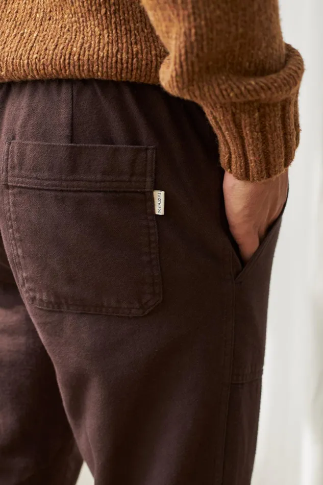 Men Pants Men 8211 Downhill 8211 Dark Brown TWOTHIRDS Pants