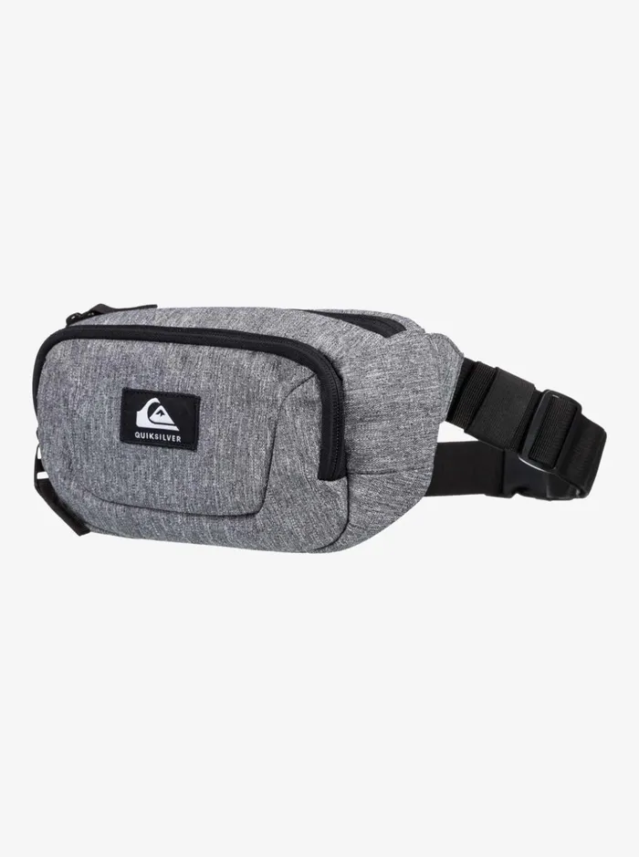 Men Quiksilver Backpacks and Bags Jungler 15L Fanny Pack Light Grey Heather Men Quiksilver Backpacks and Bags Jungler 15L Fanny Pack Light Grey Heather