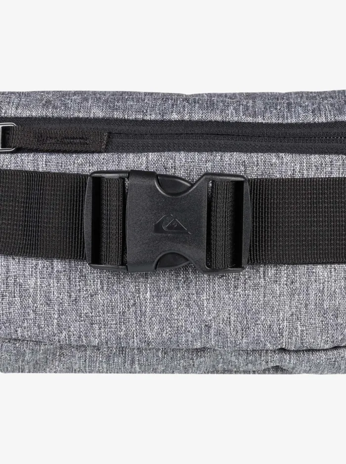 Men Quiksilver Backpacks and Bags Jungler 15L Fanny Pack Light Grey Heather Men Quiksilver Backpacks and Bags Jungler 15L Fanny Pack Light Grey Heather