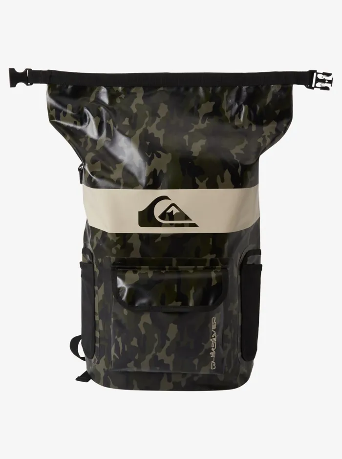 Men Quiksilver Backpacks and Bags Sea Stash 20L Medium Surf Backpack Black Camoflage Men Quiksilver Backpacks and Bags Sea Stash 20L Medium Surf Backpack Black Camoflage