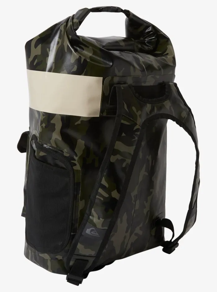 Men Quiksilver Backpacks and Bags Sea Stash 20L Medium Surf Backpack Black Camoflage Men Quiksilver Backpacks and Bags Sea Stash 20L Medium Surf Backpack Black Camoflage