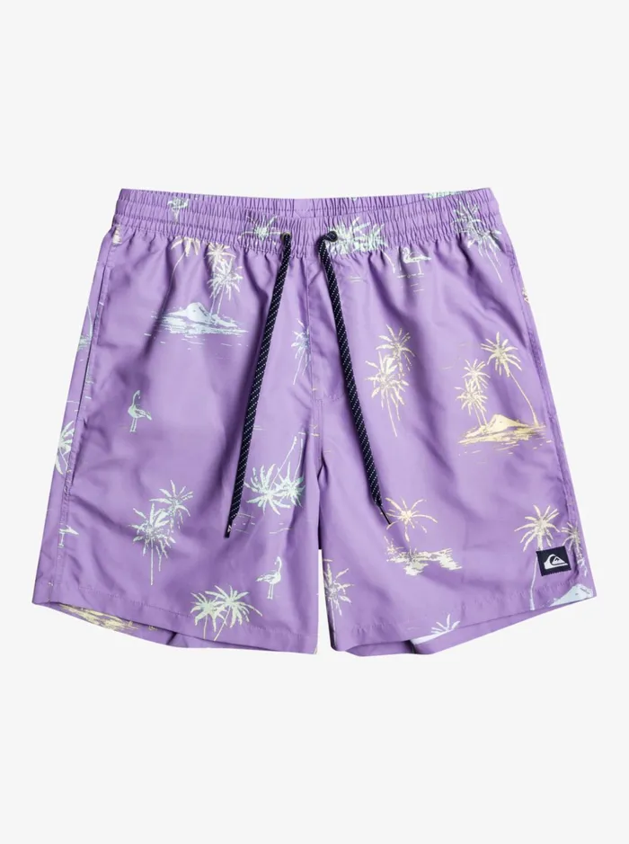 Men Quiksilver Boardshorts Everyday Mix 17034 Volleys Dusty Orchid