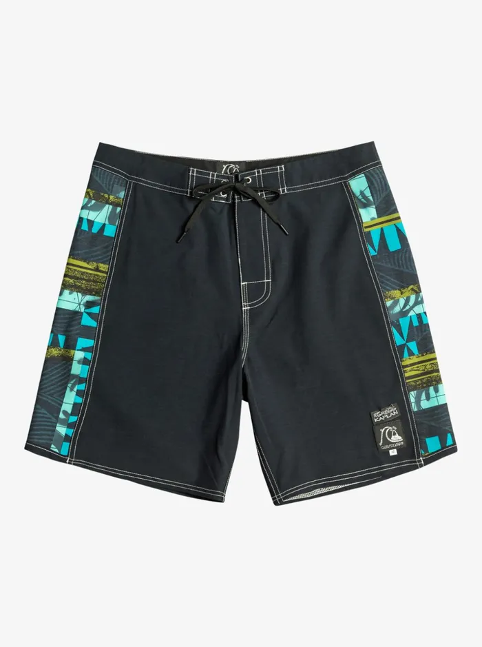 Men Quiksilver Boardshorts Gregg Kaplan Blank Canvas Arch 18034 Boardshorts Black
