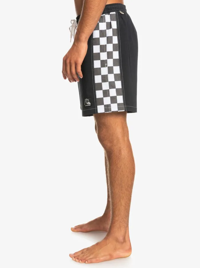 Men Quiksilver Boardshorts HEMPSTRETCH Original Arch 17034 Volleys Black Men Quiksilver Boardshorts HEMPSTRETCH Original Arch 17034 Volleys Black