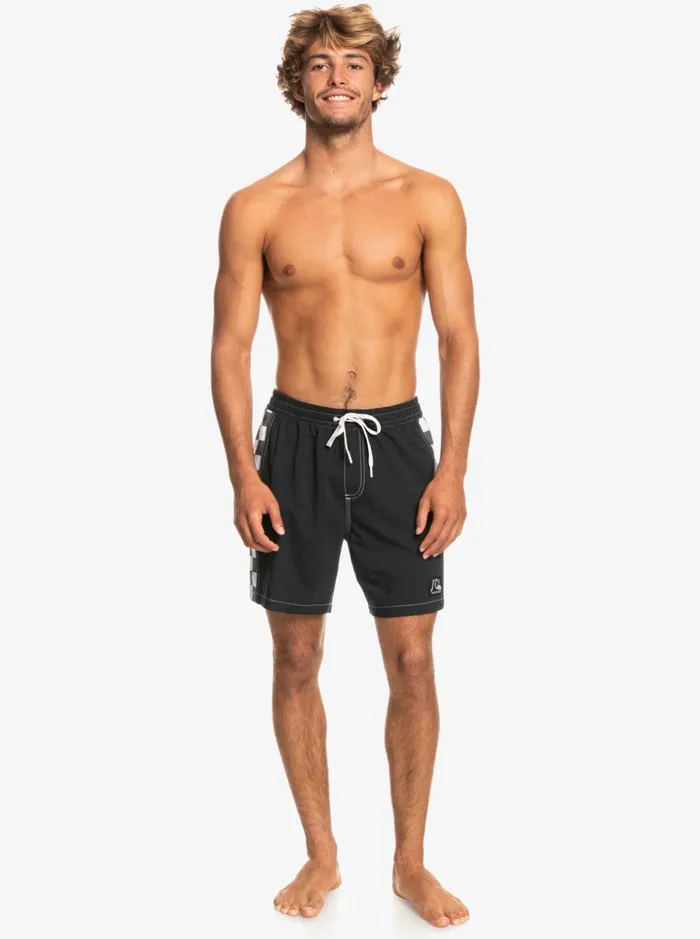 Men Quiksilver Boardshorts HEMPSTRETCH Original Arch 17034 Volleys Black Men Quiksilver Boardshorts HEMPSTRETCH Original Arch 17034 Volleys Black