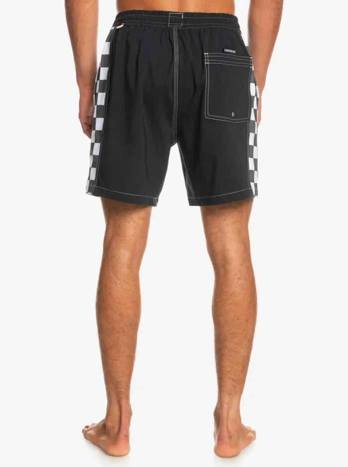 Men Quiksilver Boardshorts HEMPSTRETCH Original Arch 17034 Volleys Black Men Quiksilver Boardshorts HEMPSTRETCH Original Arch 17034 Volleys Black